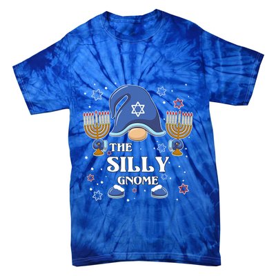 The Silly Gnome Hanukkah Matching Family Pajama Funny Gift Tie-Dye T-Shirt