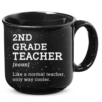 Team Second Grade Back To School 2nd Grade Teacher Student 15oz Campfire Ceramic Mug