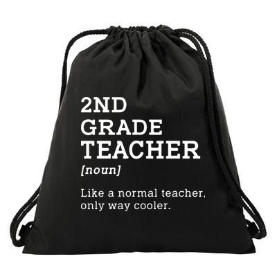Team Second Grade Back To School 2nd Grade Teacher Student Drawstring Bag