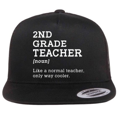 Team Second Grade Back To School 2nd Grade Teacher Student Flatbill Hat