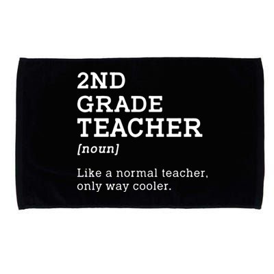 Team Second Grade Back To School 2nd Grade Teacher Student Microfiber Hand Towel