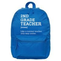 Team Second Grade Back To School 2nd Grade Teacher Student 16 in Basic Backpack