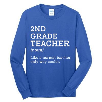 Team Second Grade Back To School 2nd Grade Teacher Student Tall Long Sleeve T-Shirt