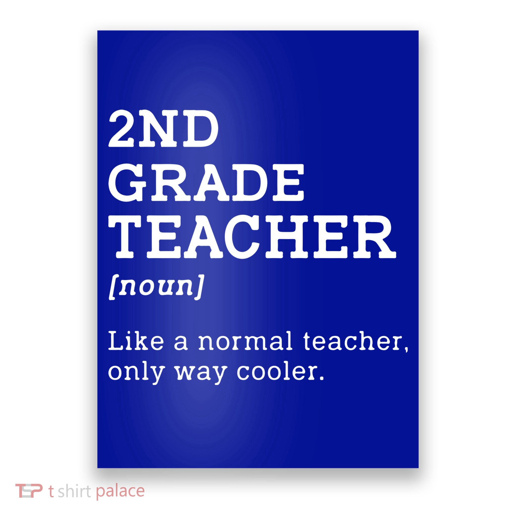 Team Second Grade Back To School 2nd Grade Teacher Student Poster