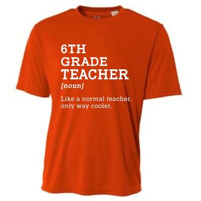 Team Sixth Grade Back To School 6th Grade Teacher Student Cooling Performance Crew T-Shirt