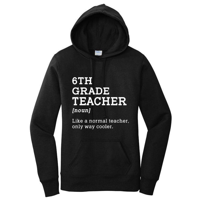 Team Sixth Grade Back To School 6th Grade Teacher Student Women's Pullover Hoodie