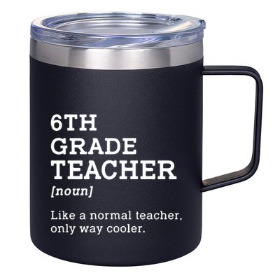 Team Sixth Grade Back To School 6th Grade Teacher Student 12oz Stainless Steel Coffee Mug