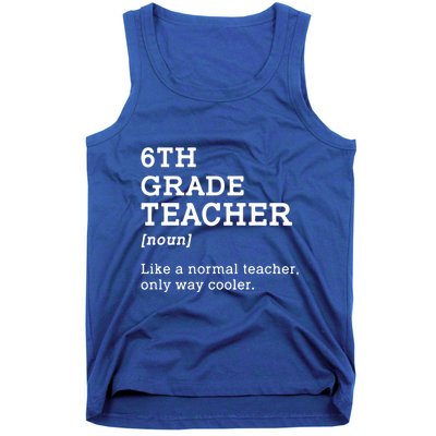 Team Sixth Grade Back To School 6th Grade Teacher Student Tank Top