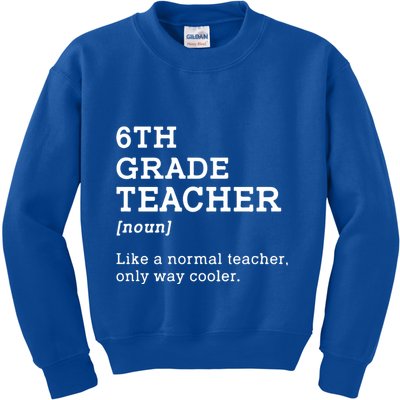 Team Sixth Grade Back To School 6th Grade Teacher Student Kids Sweatshirt