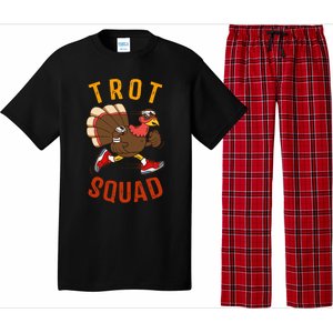 Trot Squad Gift Thanksgiving Turkey Trot Costume Gift Pajama Set