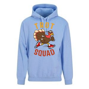 Trot Squad Gift Thanksgiving Turkey Trot Costume Gift Unisex Surf Hoodie