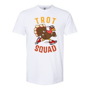 Trot Squad Gift Thanksgiving Turkey Trot Costume Gift Softstyle CVC T-Shirt