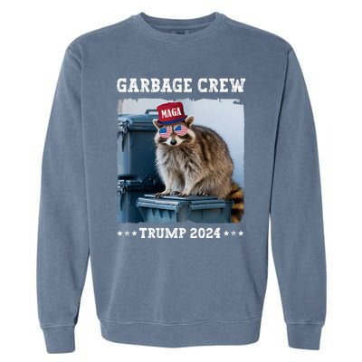 Trump’S Supporters Garbage Joe Biden Republican Garbage Crew Garment-Dyed Sweatshirt