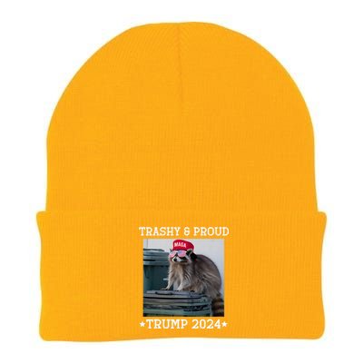 Trump’S Supporters Garbage Joe Biden Trashy And Proud Trump Knit Cap Winter Beanie