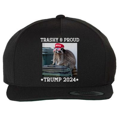 Trump’S Supporters Garbage Joe Biden Trashy And Proud Trump Wool Snapback Cap