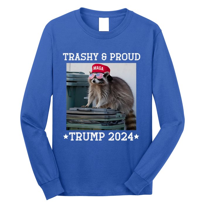 Trump’S Supporters Garbage Joe Biden Trashy And Proud Trump Long Sleeve Shirt