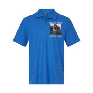 Trump’S Supporters Garbage Joe Biden Trashy And Proud Trump Softstyle Adult Sport Polo