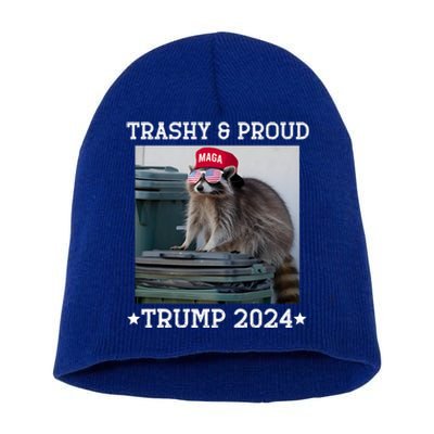 Trump’S Supporters Garbage Joe Biden Trashy And Proud Trump Short Acrylic Beanie