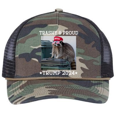 Trump’S Supporters Garbage Joe Biden Trashy And Proud Trump Retro Rope Trucker Hat Cap