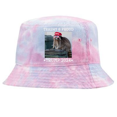 Trump’S Supporters Garbage Joe Biden Trashy And Proud Trump Tie-Dyed Bucket Hat