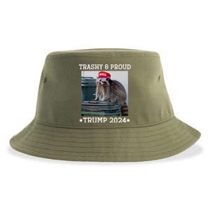 Trump’S Supporters Garbage Joe Biden Trashy And Proud Trump Sustainable Bucket Hat