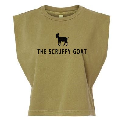 The Scruffy Goat Funny Farm Animal Farmer Garment-Dyed Women's Muscle Tee