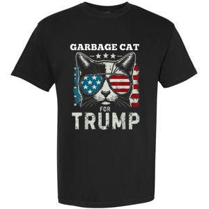 Trump’S Supporters Garbage Funny Trump Garbage Cat Garment-Dyed Heavyweight T-Shirt