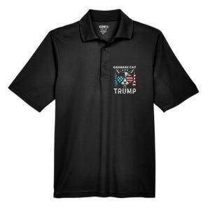 Trump’S Supporters Garbage Funny Trump Garbage Cat Men's Origin Performance Pique Polo