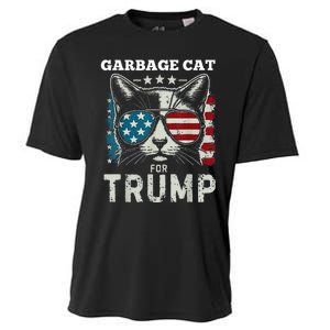 Trump’S Supporters Garbage Funny Trump Garbage Cat Cooling Performance Crew T-Shirt