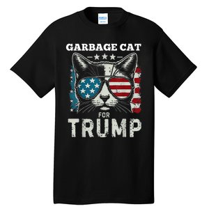 Trump’S Supporters Garbage Funny Trump Garbage Cat Tall T-Shirt