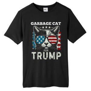 Trump’S Supporters Garbage Funny Trump Garbage Cat Tall Fusion ChromaSoft Performance T-Shirt