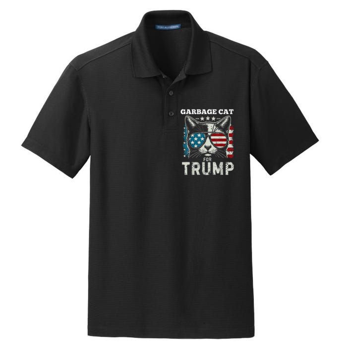 Trump’S Supporters Garbage Funny Trump Garbage Cat Dry Zone Grid Polo