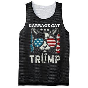 Trump’S Supporters Garbage Funny Trump Garbage Cat Mesh Reversible Basketball Jersey Tank