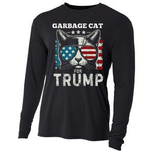 Trump’S Supporters Garbage Funny Trump Garbage Cat Cooling Performance Long Sleeve Crew