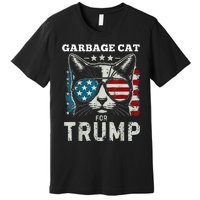 Trump’S Supporters Garbage Funny Trump Garbage Cat Premium T-Shirt