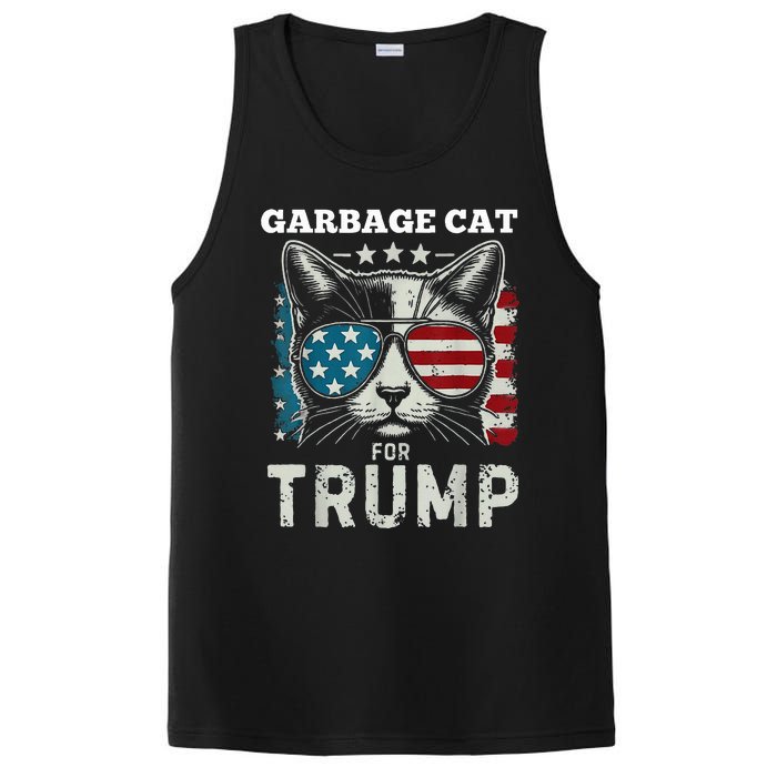 Trump’S Supporters Garbage Funny Trump Garbage Cat PosiCharge Competitor Tank