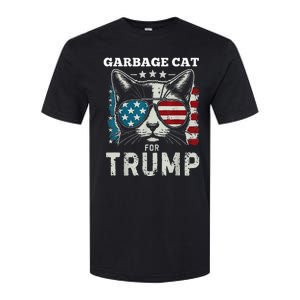 Trump’S Supporters Garbage Funny Trump Garbage Cat Softstyle CVC T-Shirt