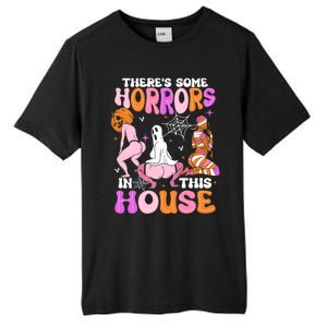 ThereS Some Horrors In This House Funny Halloween Gift Tall Fusion ChromaSoft Performance T-Shirt