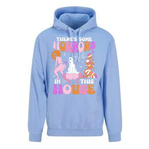 ThereS Some Horrors In This House Funny Halloween Gift Unisex Surf Hoodie