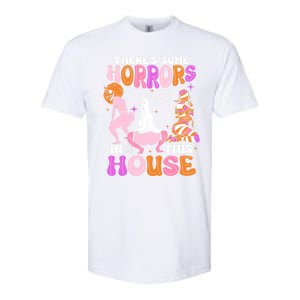 ThereS Some Horrors In This House Funny Halloween Gift Softstyle CVC T-Shirt