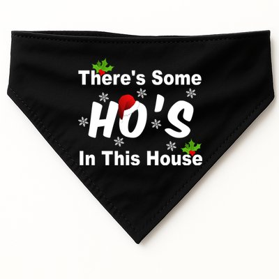 There's Some Ho's In This House Funny Xmas USA-Made Doggie Bandana