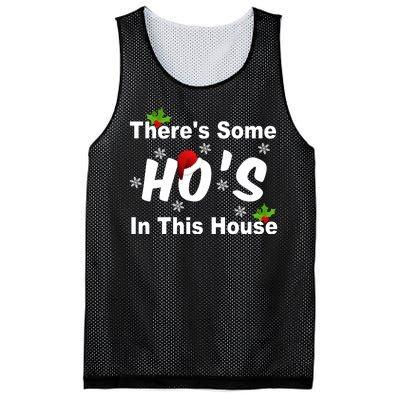 There's Some Ho's In This House Funny Xmas Mesh Reversible Basketball Jersey Tank