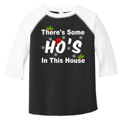 There's Some Ho's In This House Funny Xmas Toddler Fine Jersey T-Shirt
