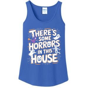 ThereS Some Horrors In This House Funny Halloween Cute Gift Ladies Essential Tank