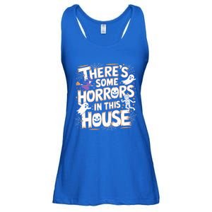 ThereS Some Horrors In This House Funny Halloween Cute Gift Ladies Essential Flowy Tank