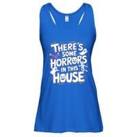 ThereS Some Horrors In This House Funny Halloween Cute Gift Ladies Essential Flowy Tank