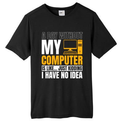 Tech Support Help Desk It Call Center Computer Geek Agent Tall Fusion ChromaSoft Performance T-Shirt