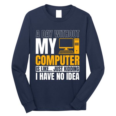 Tech Support Help Desk It Call Center Computer Geek Agent Long Sleeve Shirt