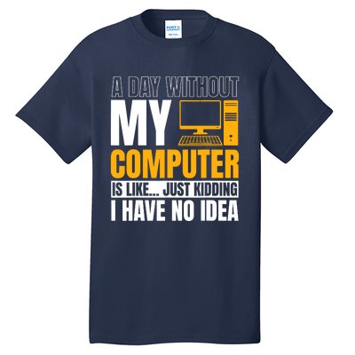 Tech Support Help Desk It Call Center Computer Geek Agent Tall T-Shirt