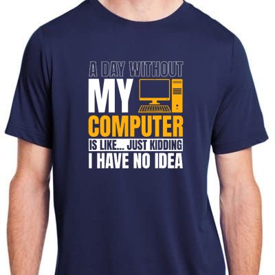 Tech Support Help Desk It Call Center Computer Geek Agent Adult ChromaSoft Performance T-Shirt